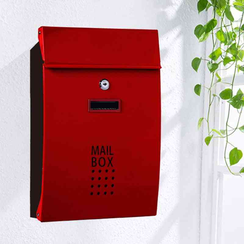 Wall Mounted Stainless Steel Outdoor Warehouse Apartment Home Garden Letterbox