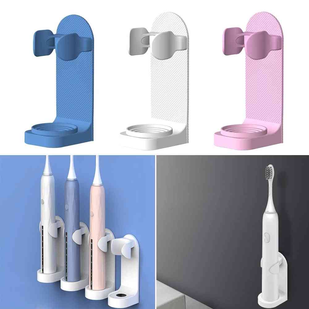 Cepillo de dientes eléctrico: montaje en pared, sujeción elástica, soporte de protección