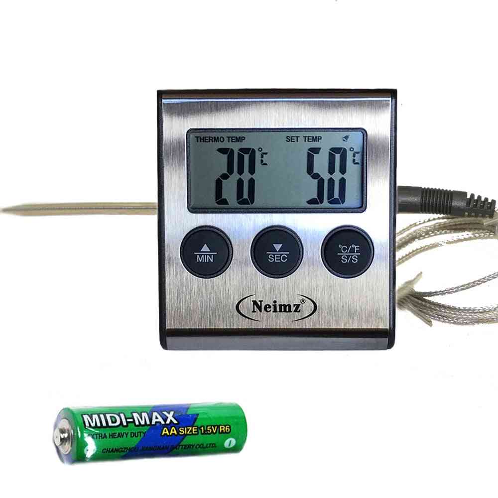 Food Cooking Grilling Meat Bbq Thermometer And Timer