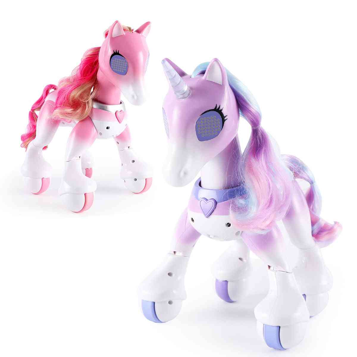 Horse Unicorns, Robot Cute Animal, Induction Remote Control, Electric