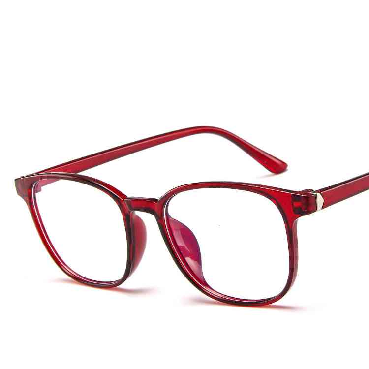 Modne okulary, anty-przezroczyste, plastikowe oprawki okularów