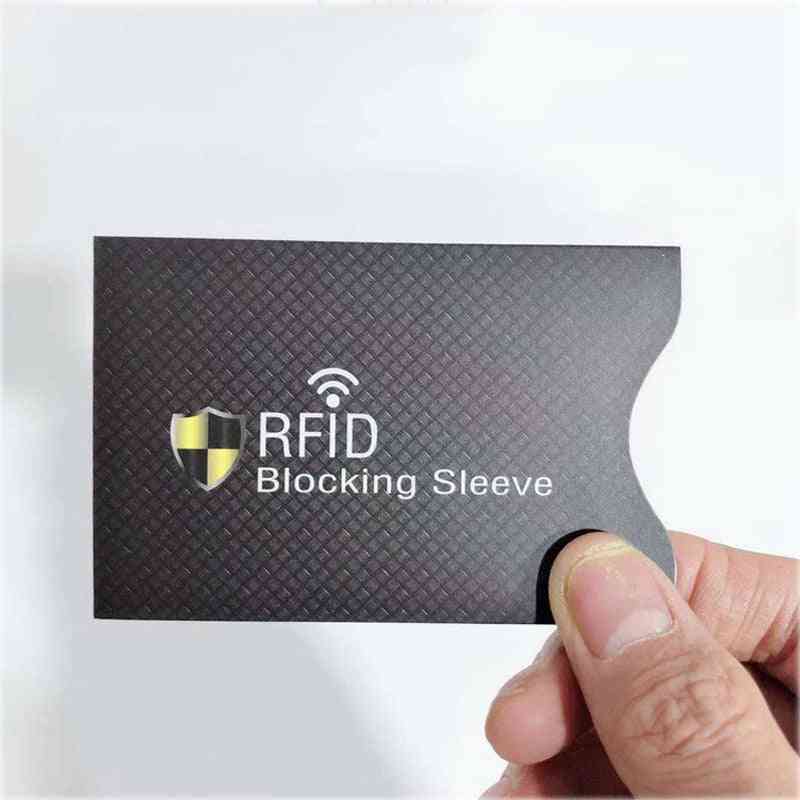 Anti-theft Rfid Card, Protector Sleeve, Wallet Lock Cover