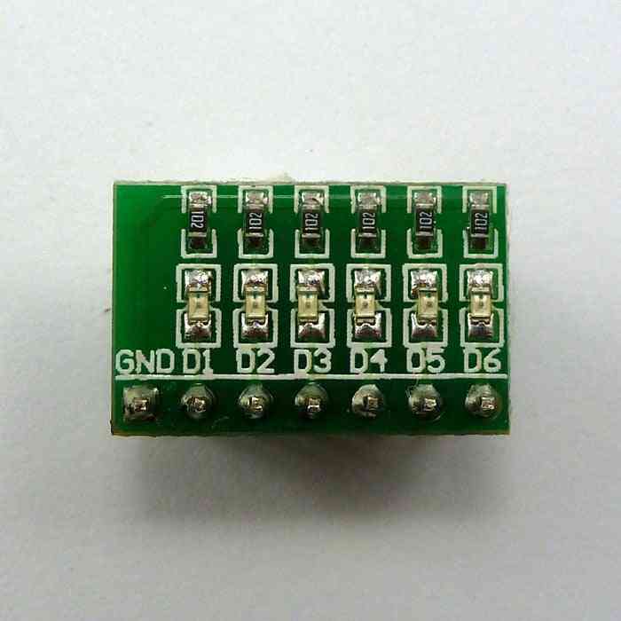 Placa de módulo LED verde para placa de ensaio de expansão MCU zigbee