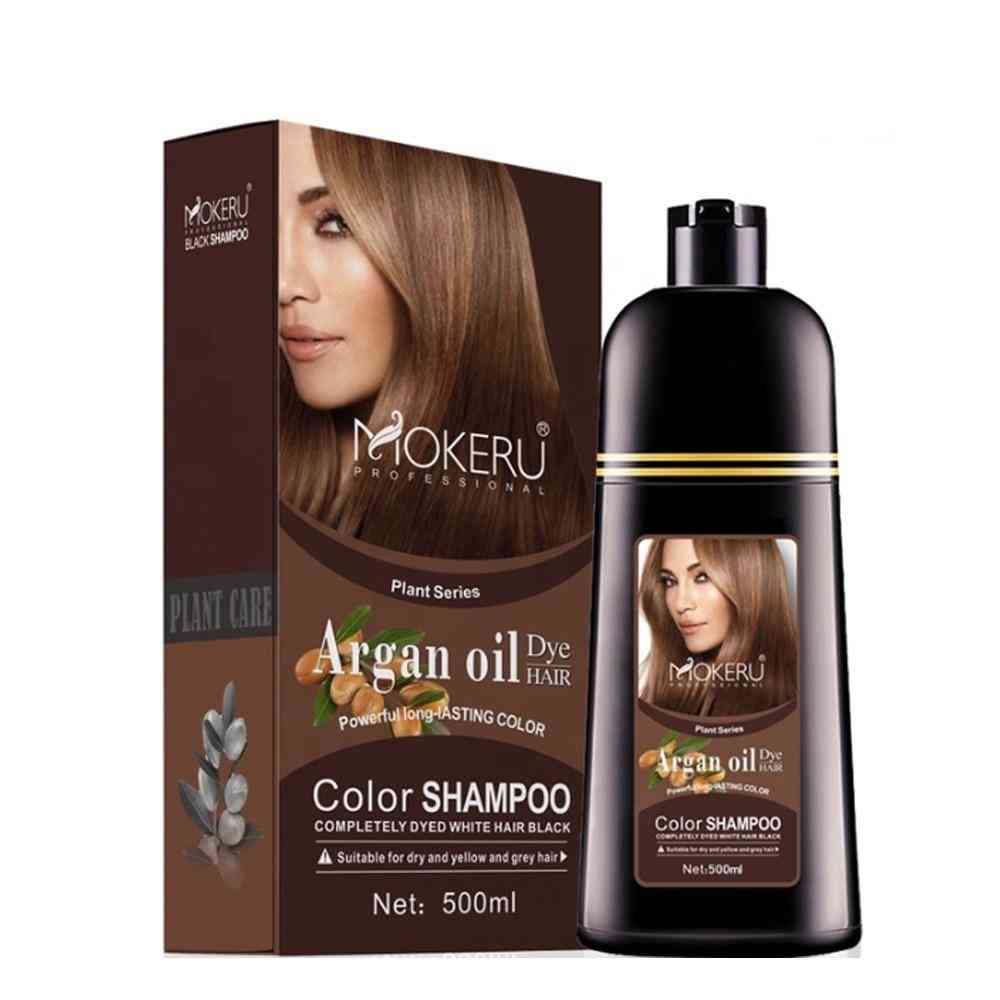 Essence d'huile, shampooing colorant crème de couleur de cheveux instantané