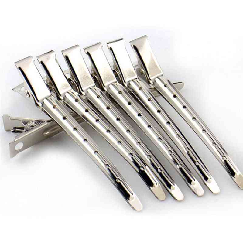 Professional Stainless- Hair Salon Clips, Styling Tools