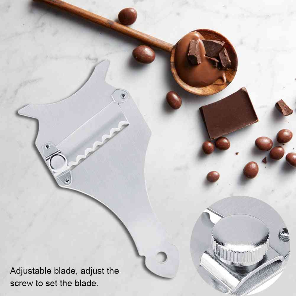 Stainless Steel- Truffle Cheese Knife Slicer, Adjustable Blade Shaver