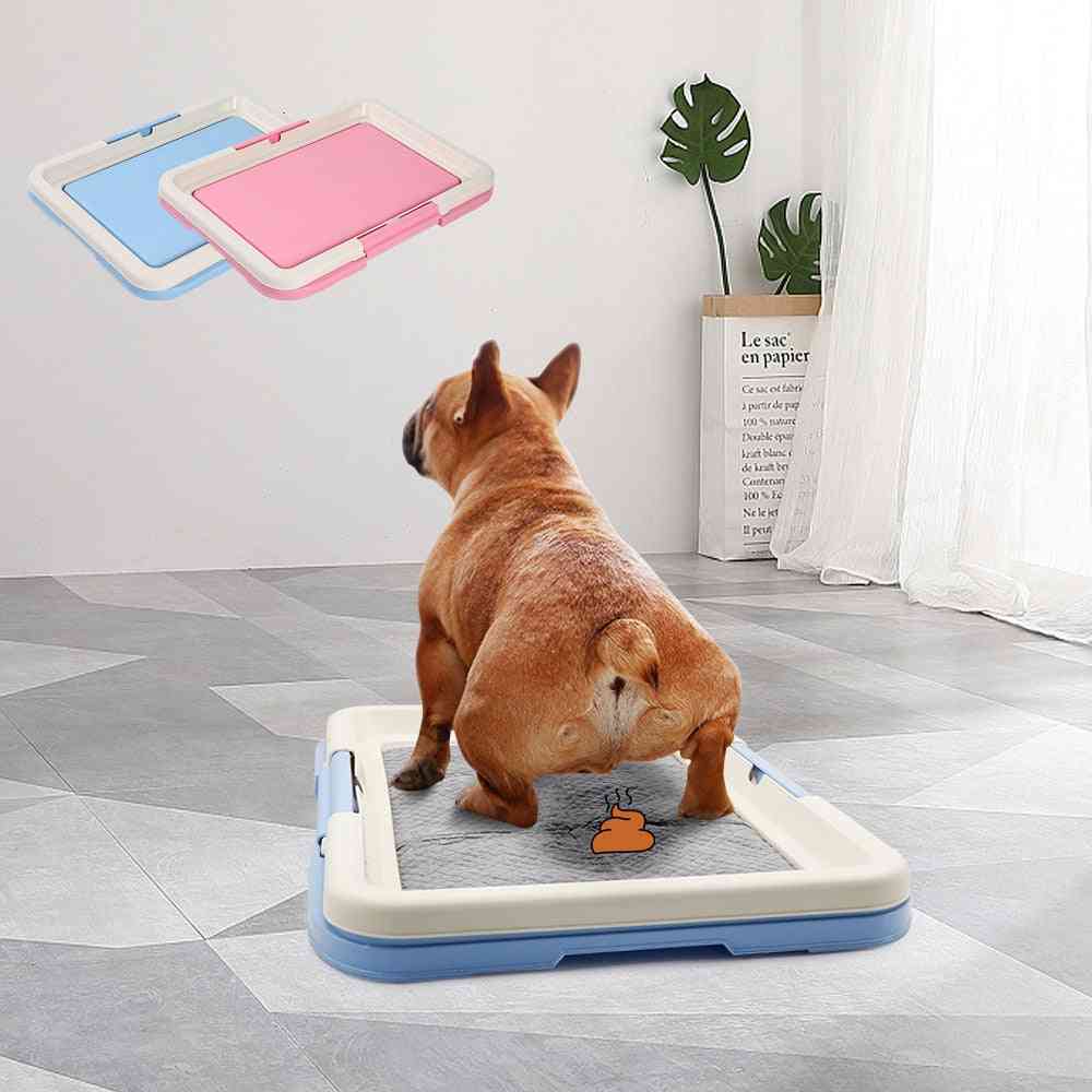 Portable Dog Training Toilet Litter Box Puppy Pad Holder