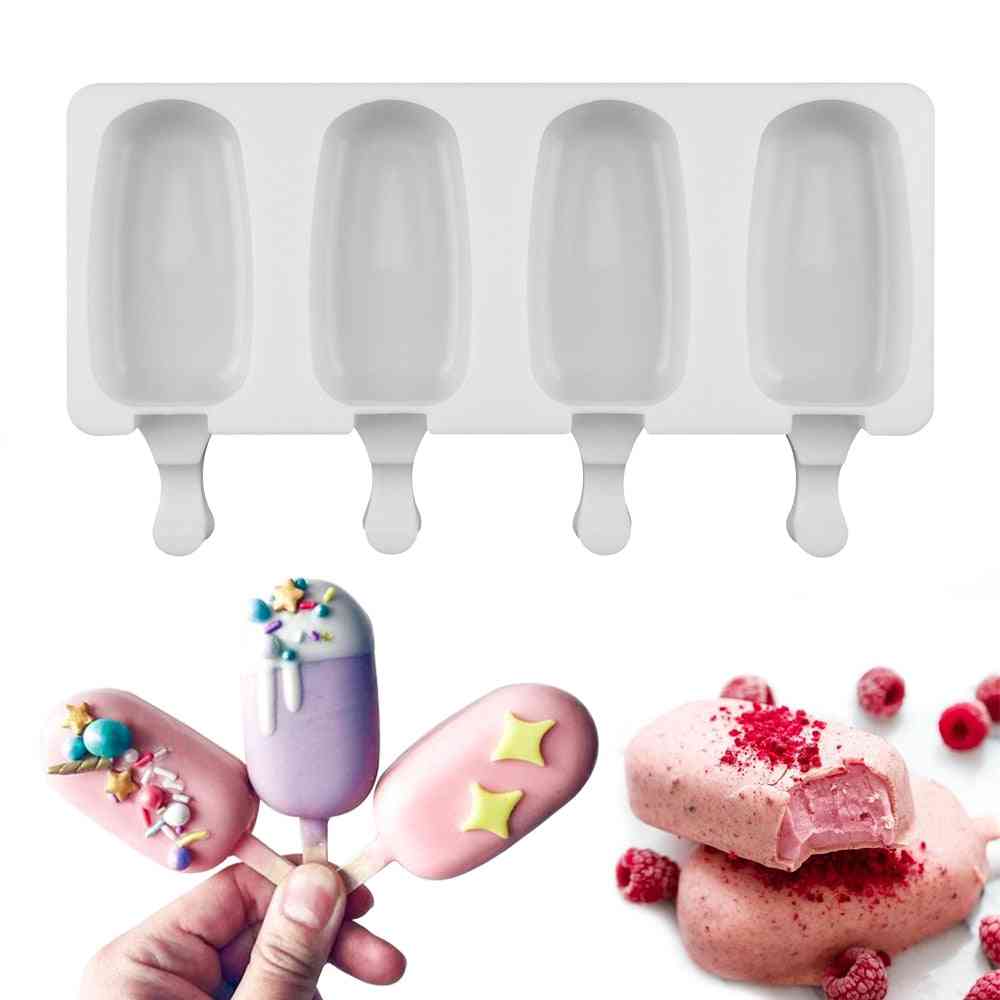 Silikónové formy na zmrzlinu domácej výroby