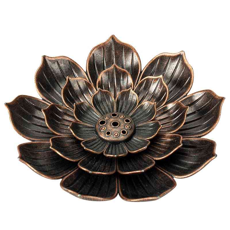 Burner Buddhism Plate, Lotus Holder