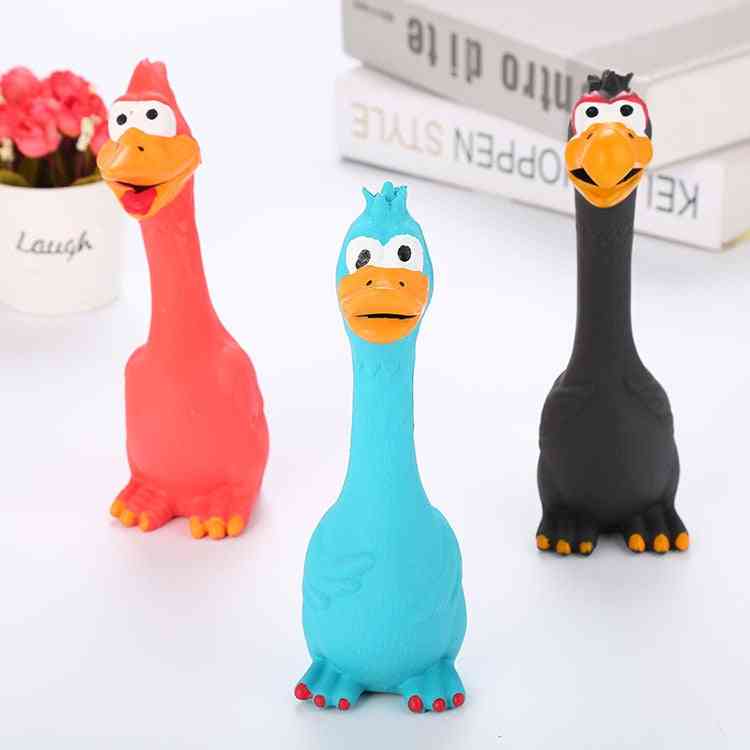 Animal Shaped- Squeeze Squeaky Sound, Screaming Chicken For Dog, Cat