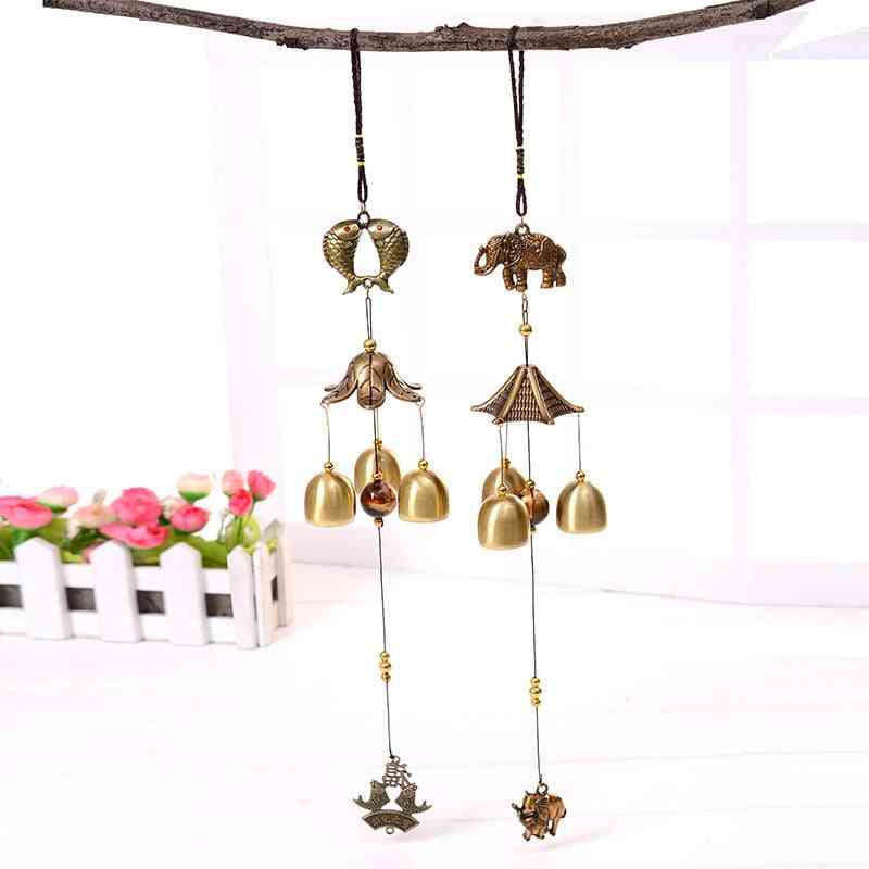 Chimes Statue Crafts, Outdoor Oriental Lucky Bell