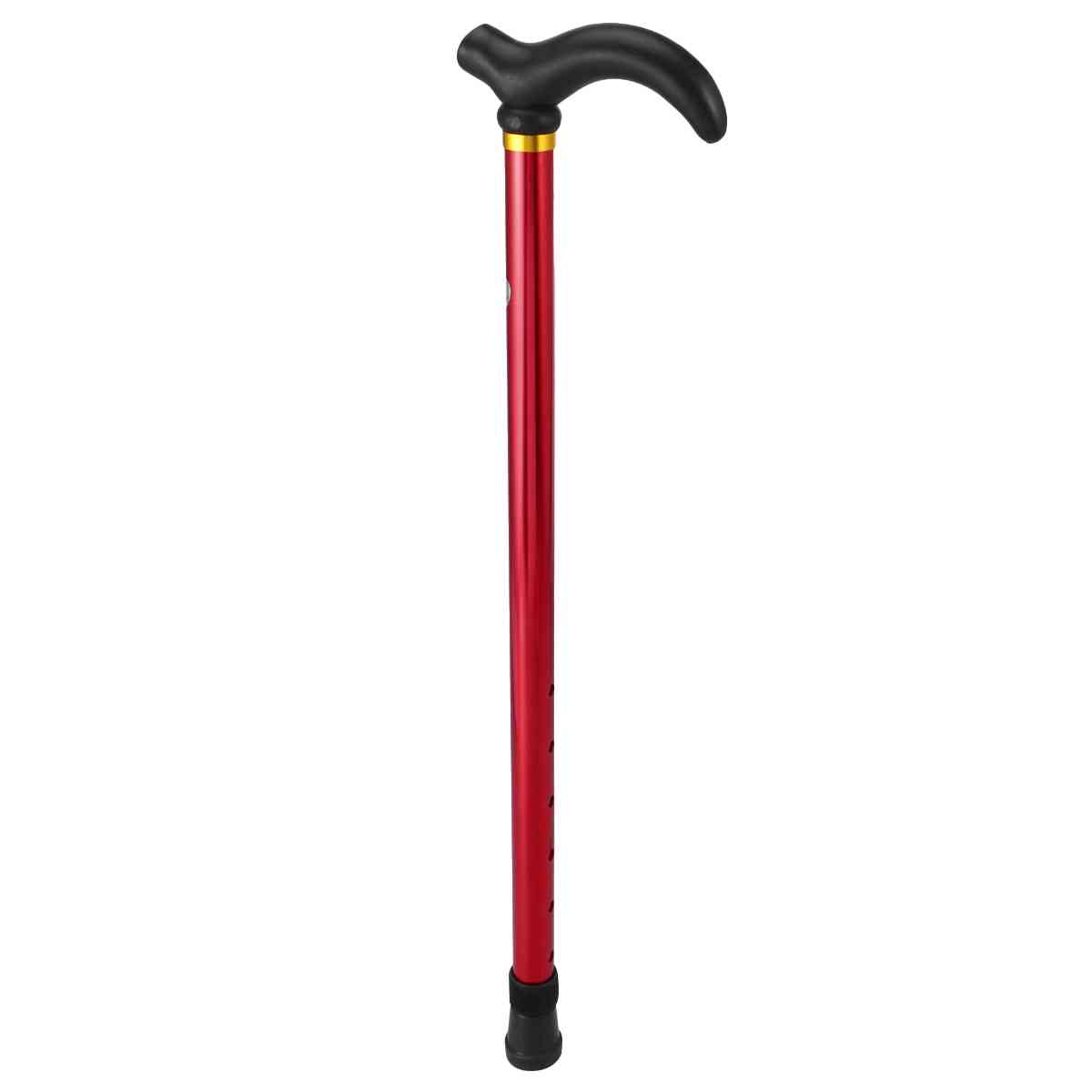 Retractable 2 Section Adjustable Telescopic Height Cane Anti-skid Walking Stick