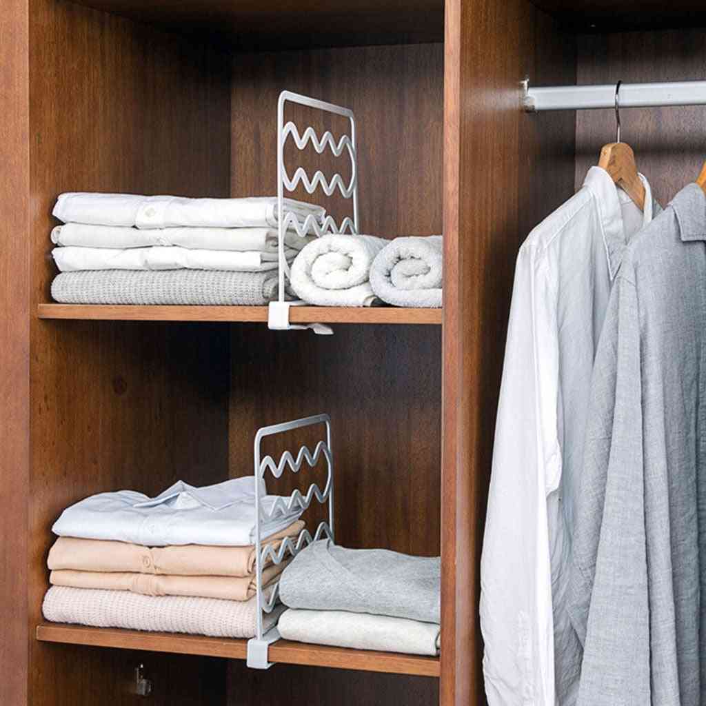Closet Shelf Divider- Wardrobe Partition Shelves