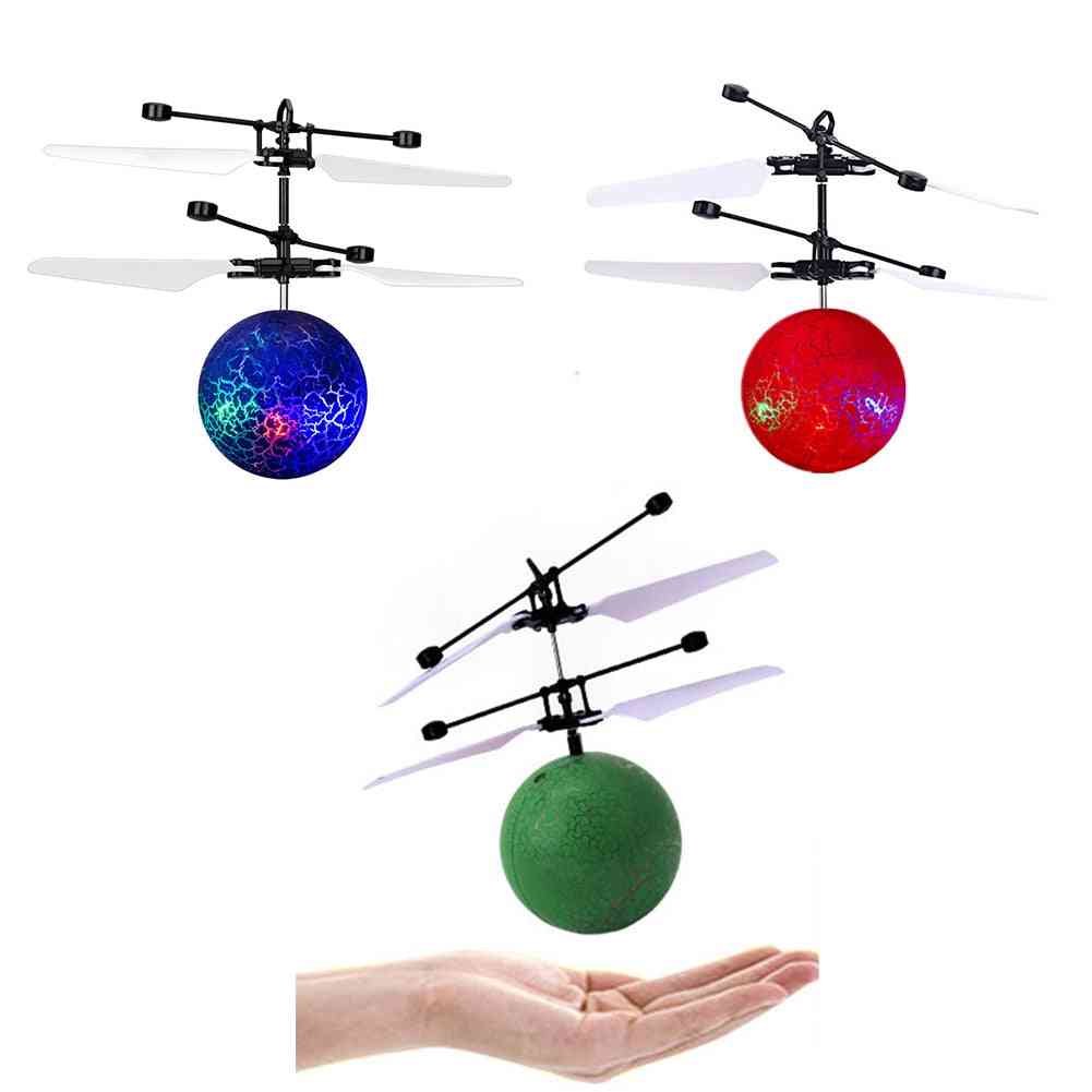 Infrared Induction Drone Flying Flash Led Lighting Ball Helicopter Toy
