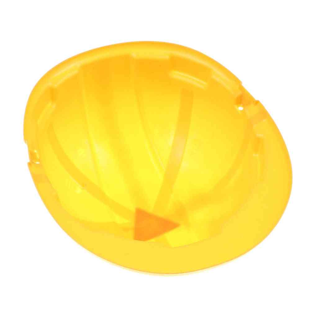 Yellow Simulation Safety Helmet Pretend Role Play Hat Construction Gadgets