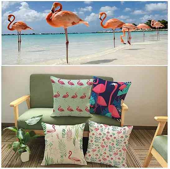 Fantastiske flamingoer pudebetræk - design a