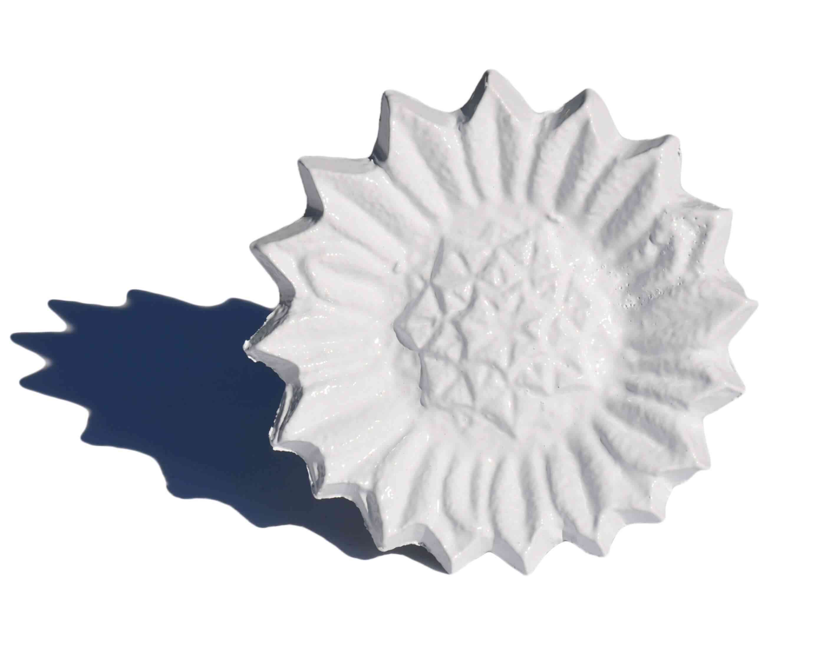 Sunflower White Napkin Rings  - Home Decor