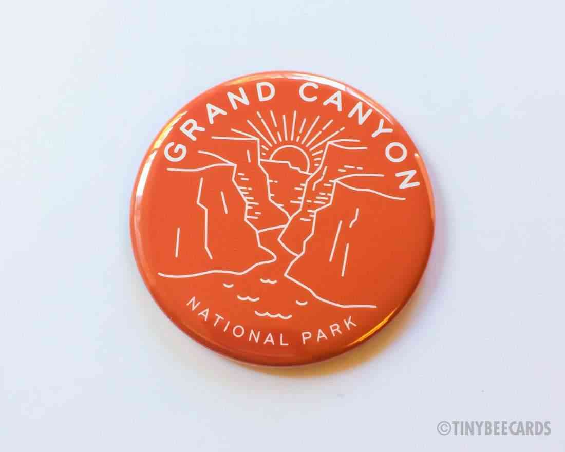 Grand Canyon National Park Magnet, Pin Or Pocket Mirror