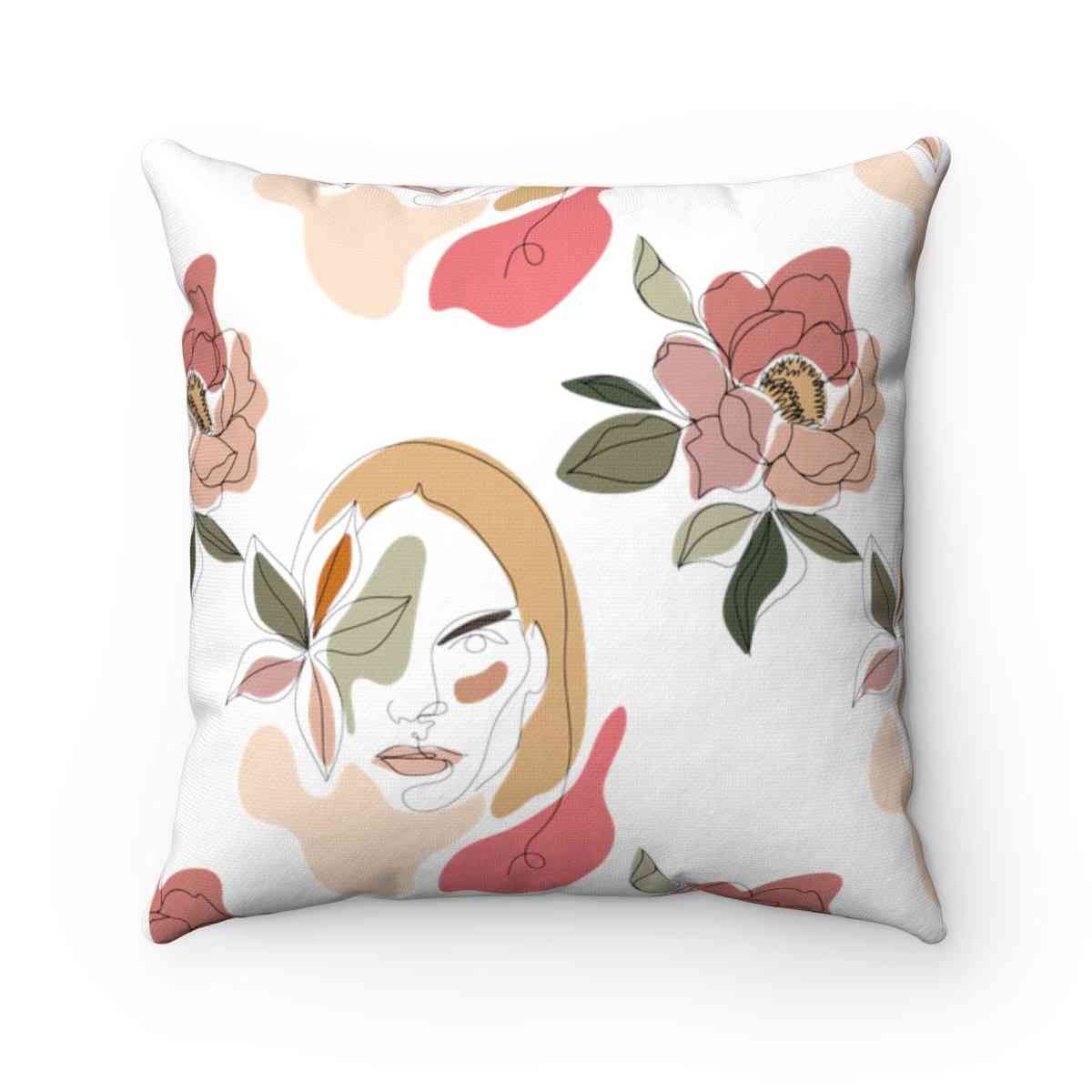 Stoic Woman Square Pillow