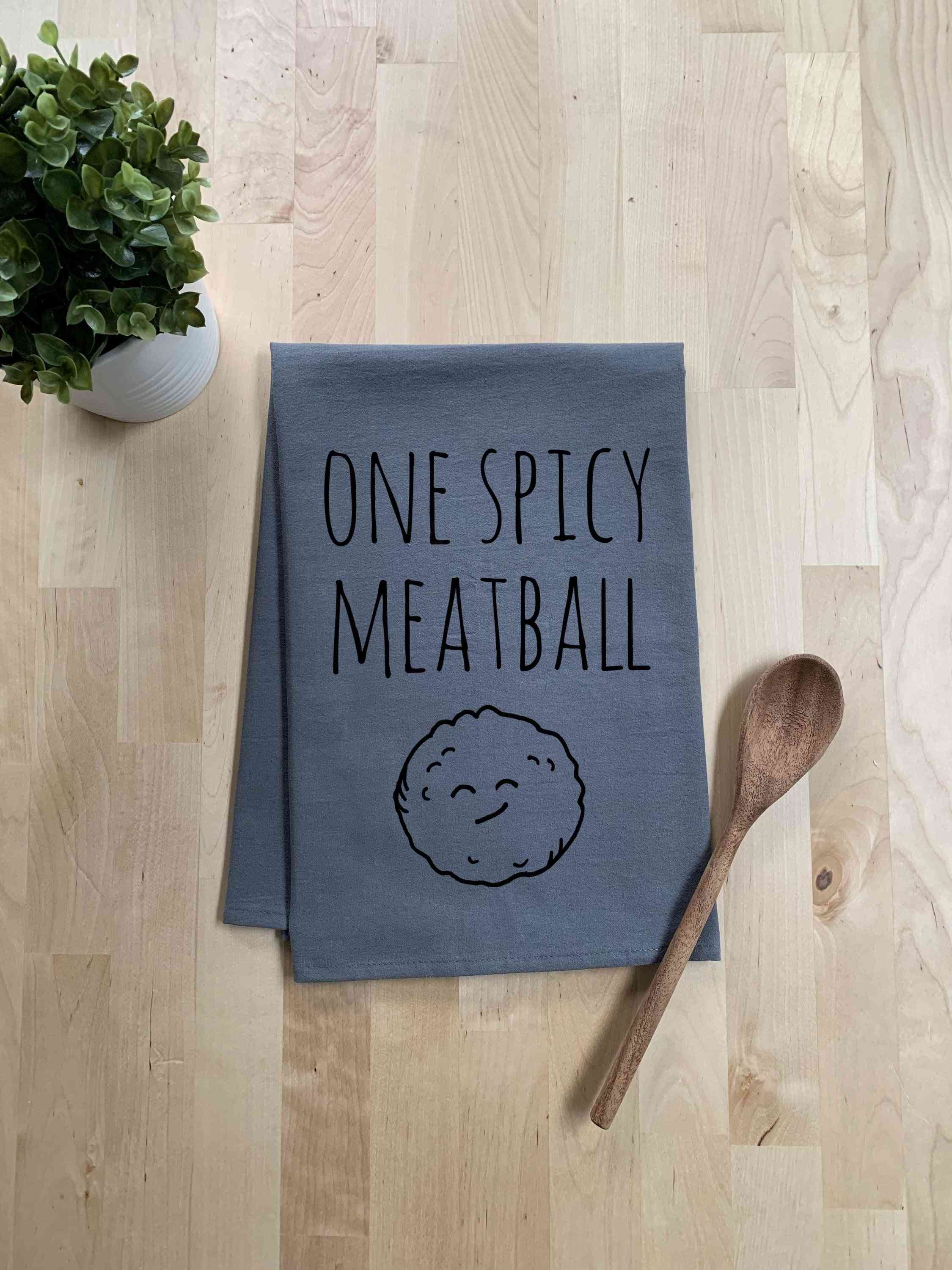 One Spicy Meatball Dish Towel