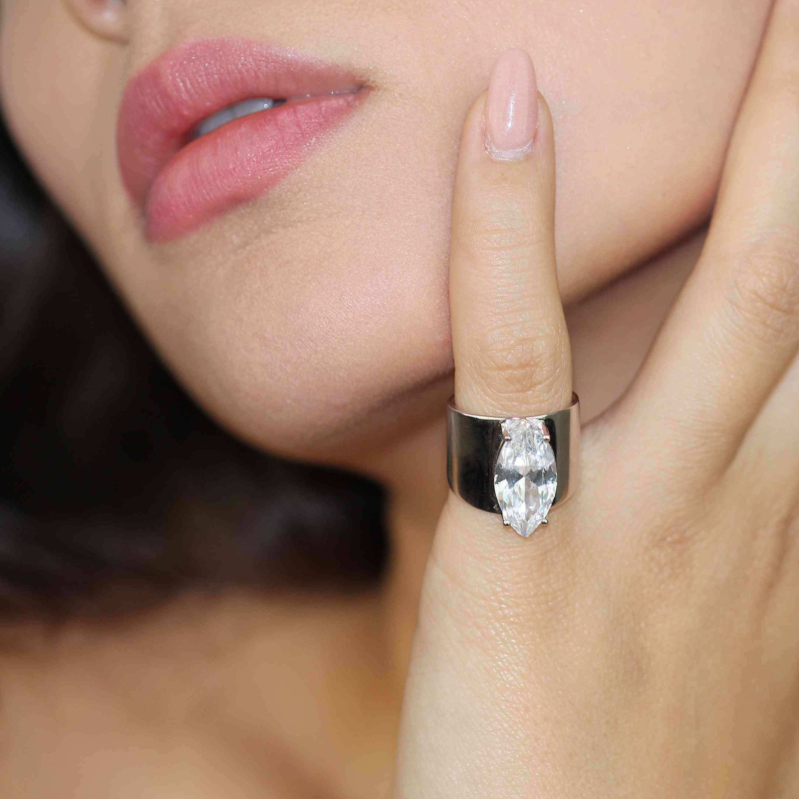 Cz Stone Ring By Kristin Perry
