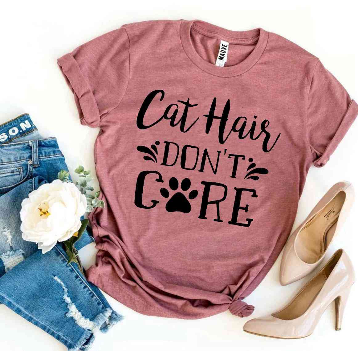 Sierść kota nie obchodzi t-shirt
