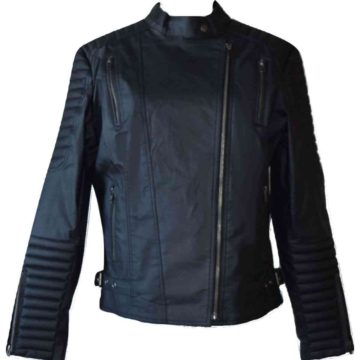 Pu Leather Biker Jacket