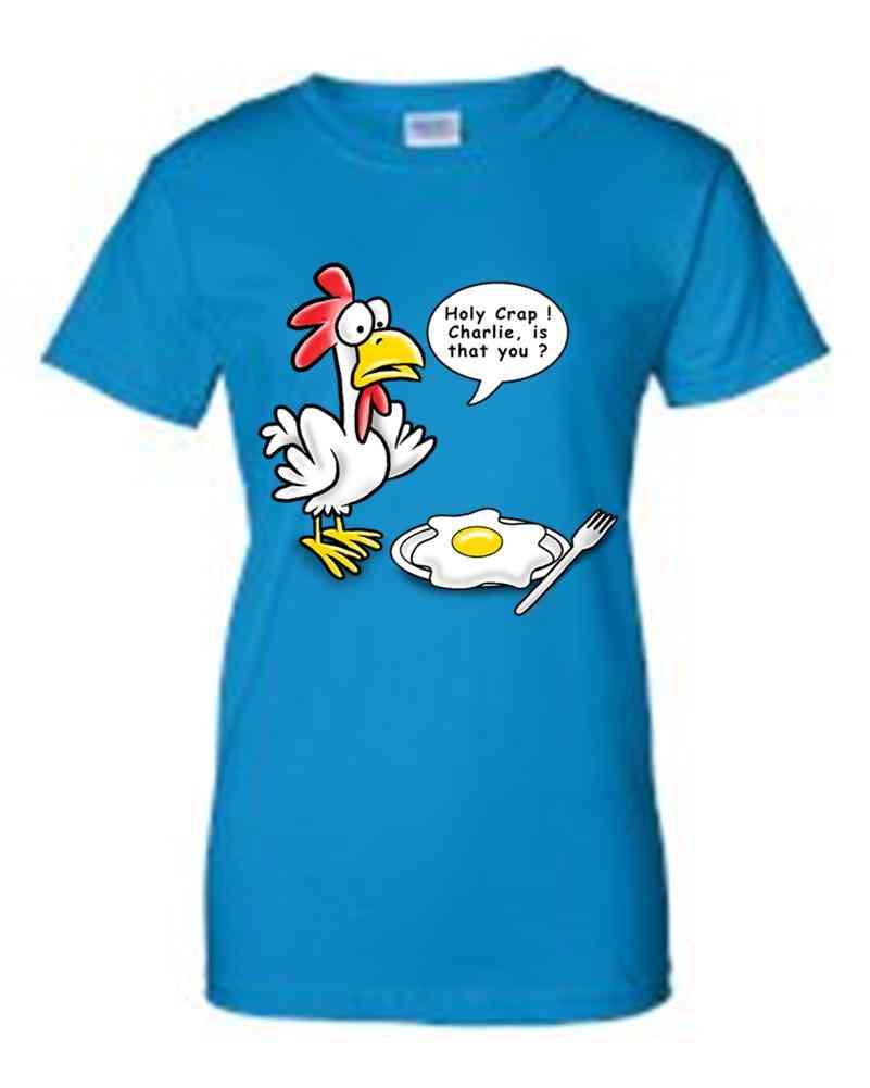 Divertido pollo al huevo es esa camiseta