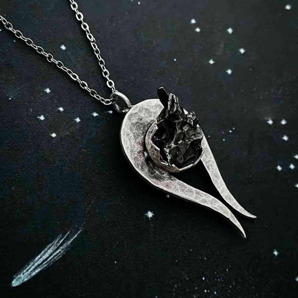Meteorite Comet Necklace