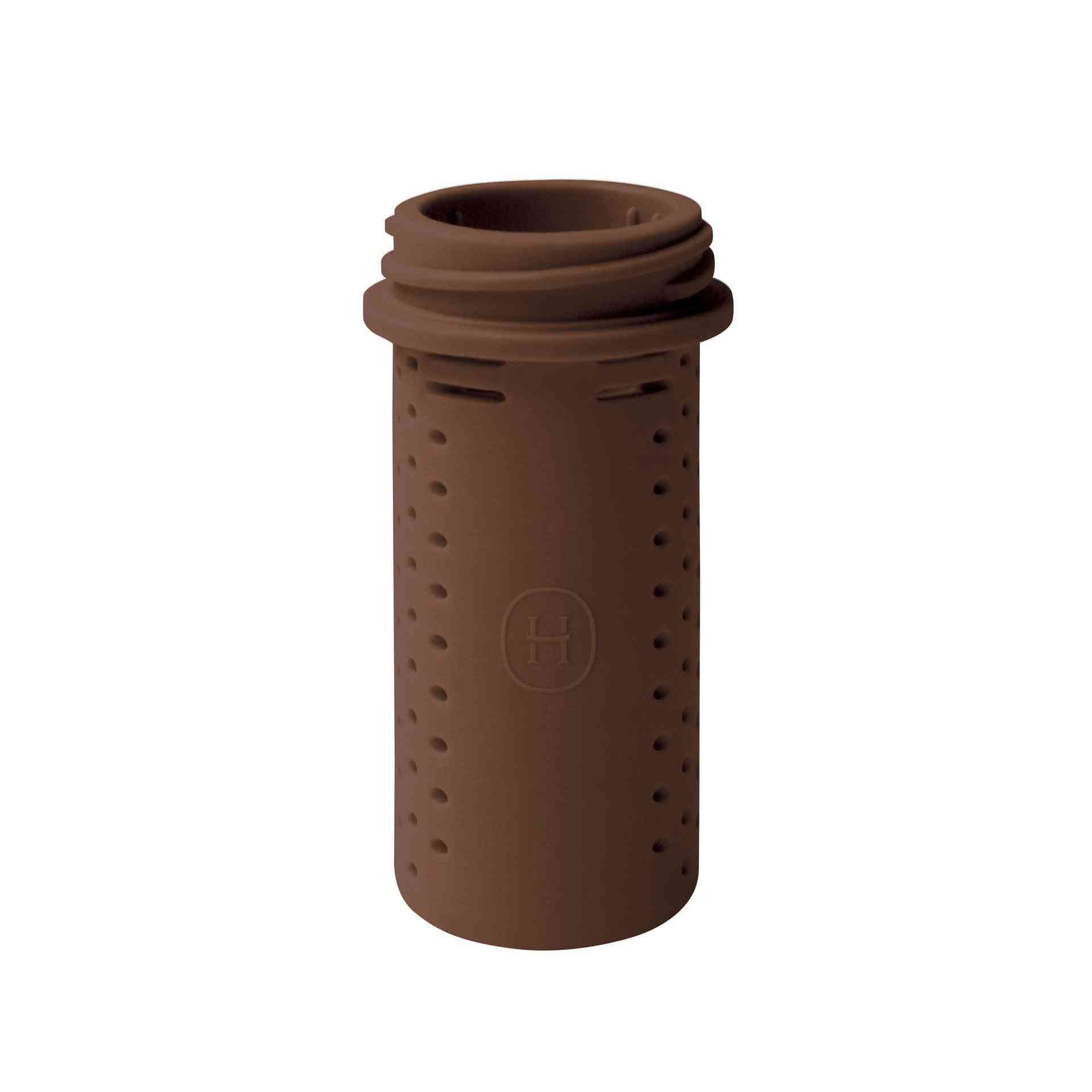 Brown  Bottle Shaped Silicone Tea Infuser