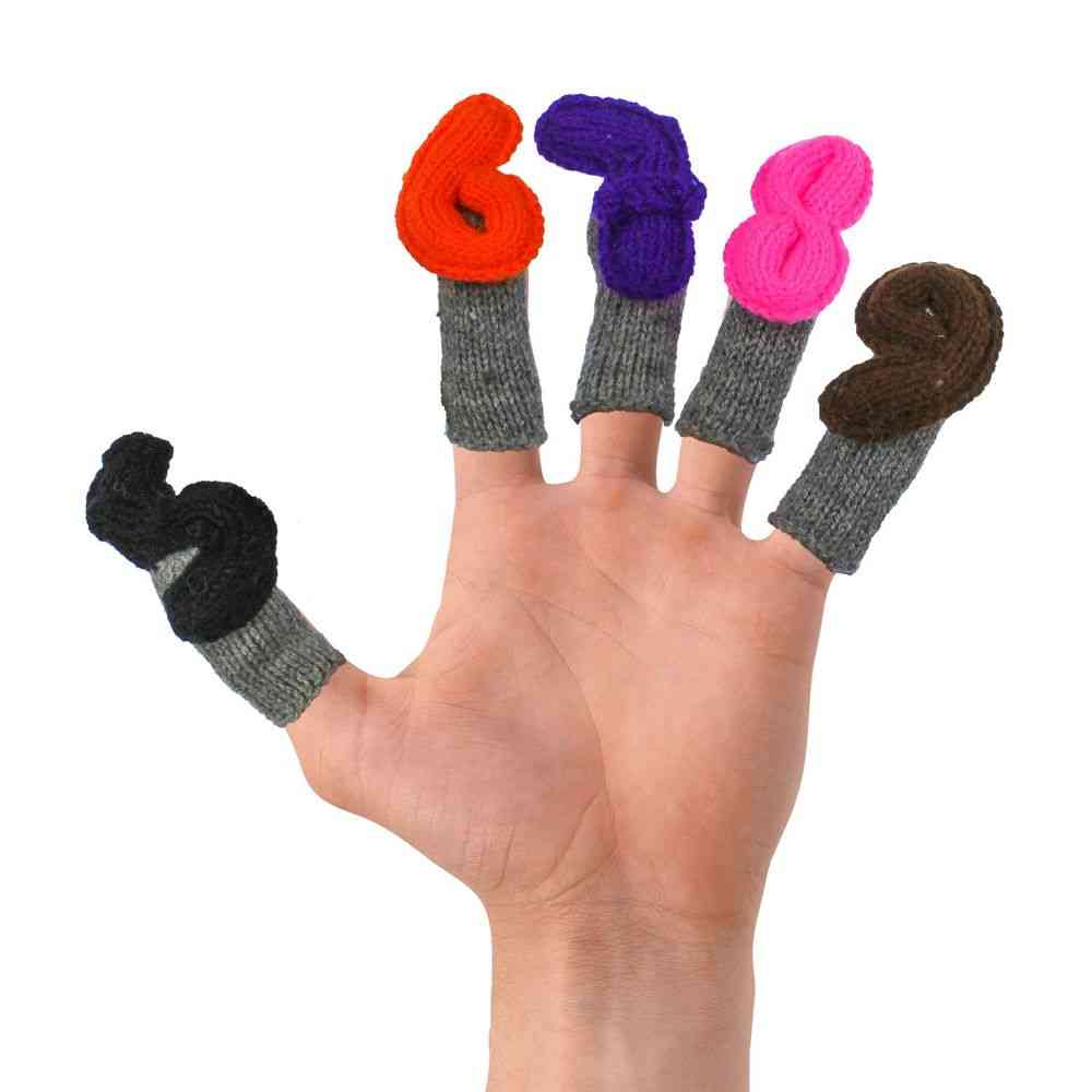 Aprender a contar fantoches de dedo