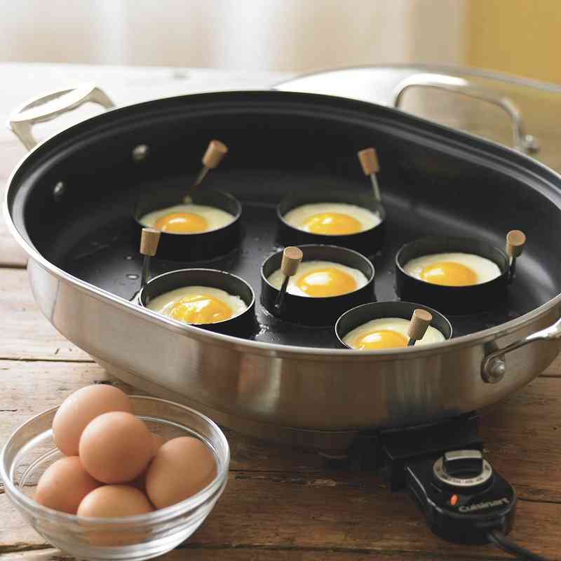 Stainless Steel With Nonstick Coating - Egg Fry Rings