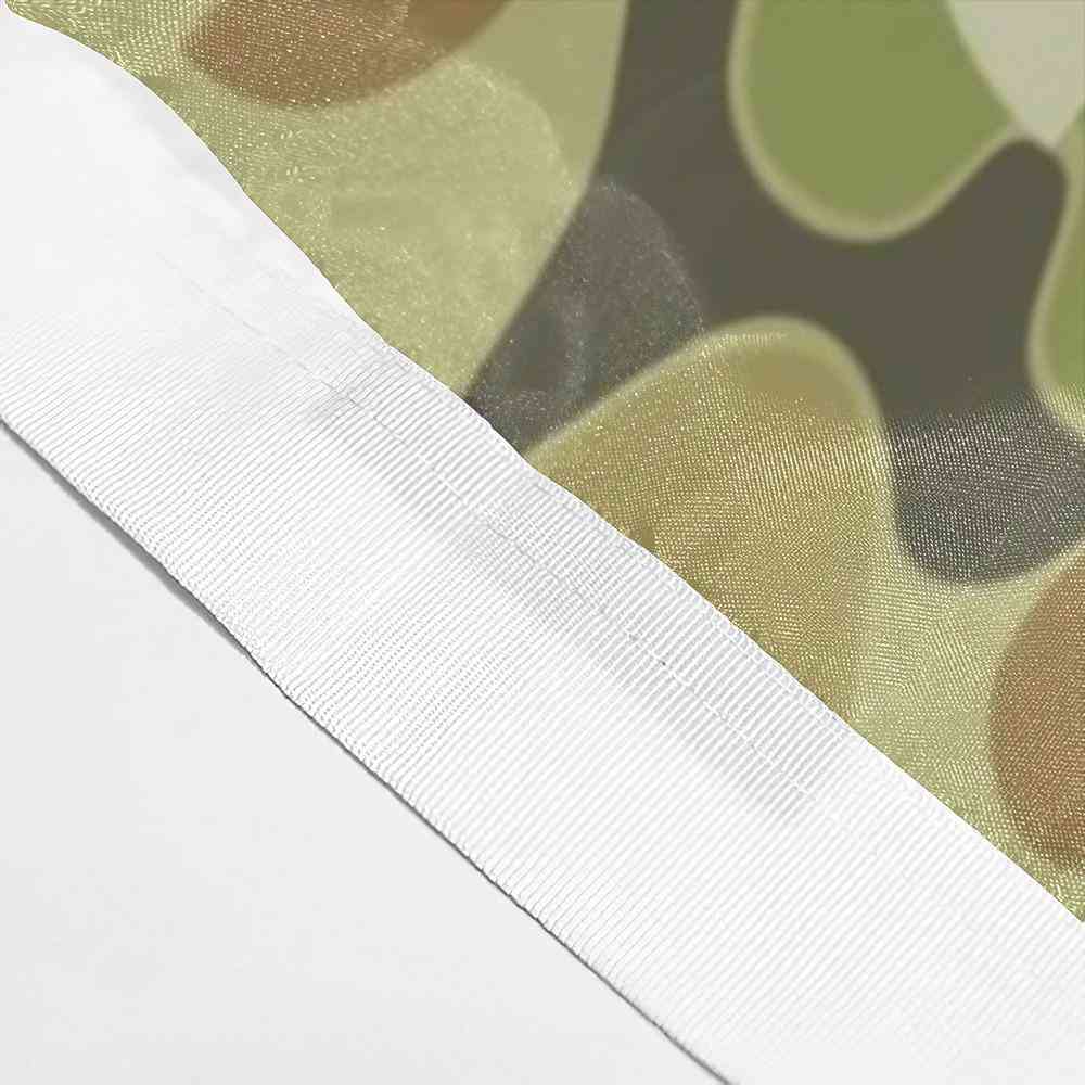 Aus grønt camouflage flag