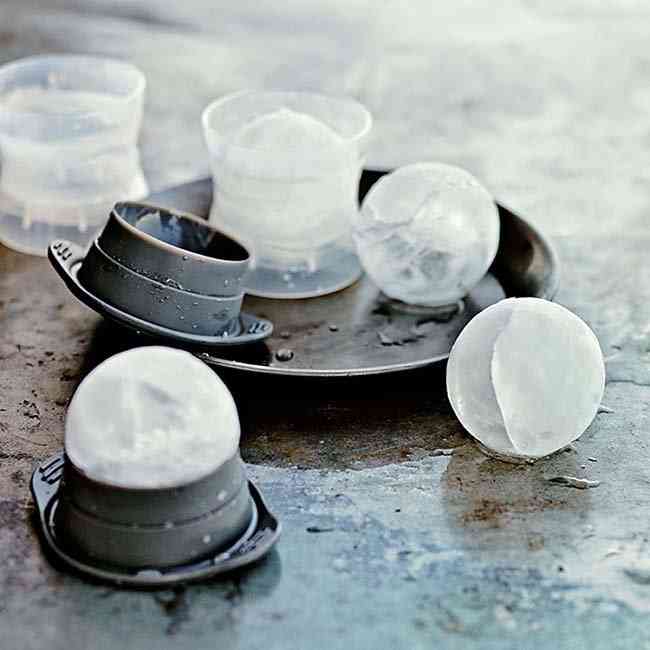 2 gömb alakú jégformák készlete