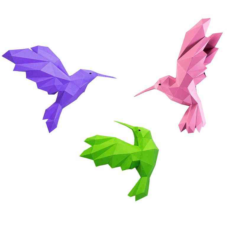 Hummingbird Wall Art-paper Craft