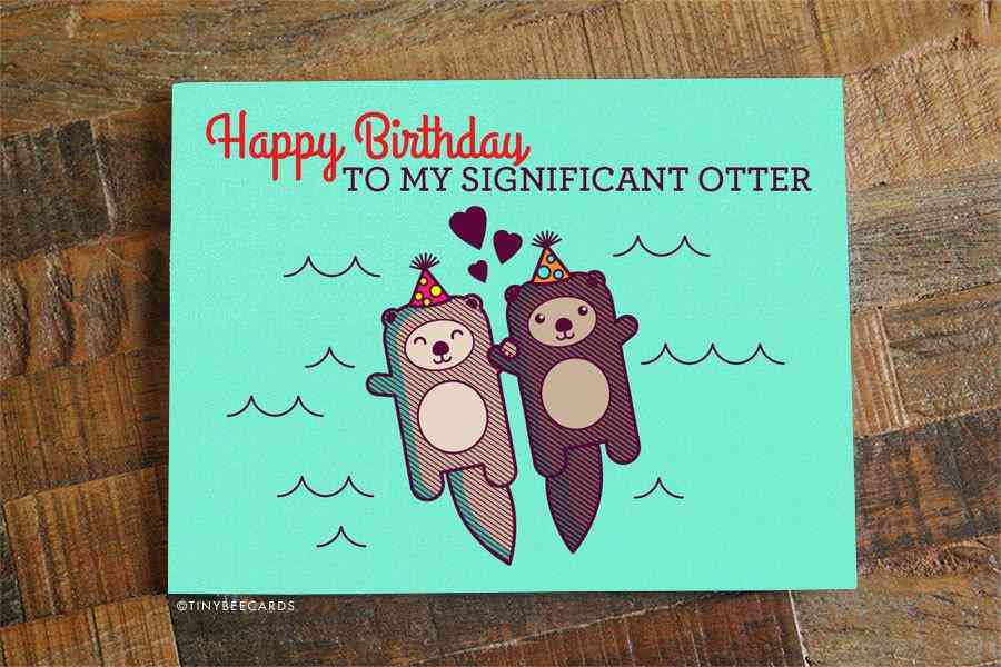 Significant Otter Enamel Pin & Card