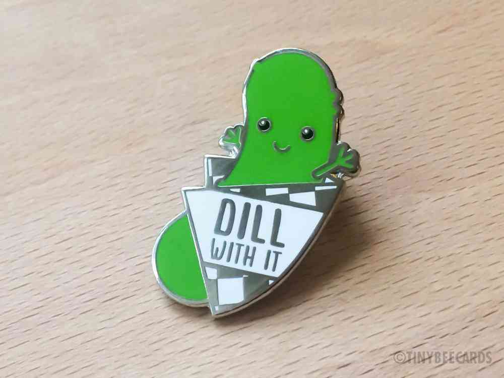 Funny Pickle Hard Enamel Pin 