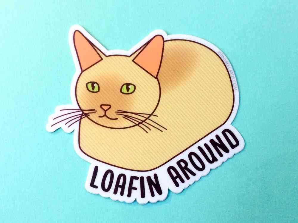 Loafin around-cat -vinyylitarra