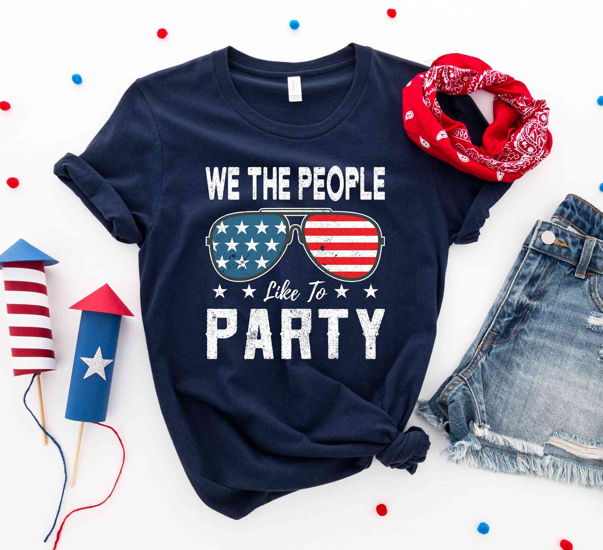 My lidé rádi párty tričko