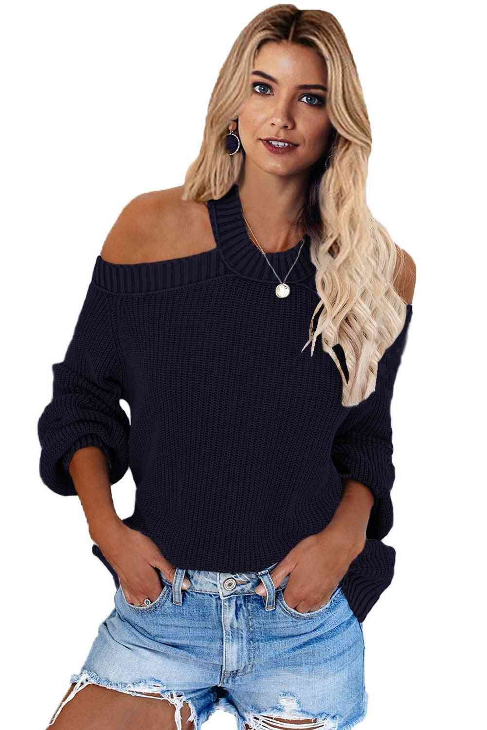 Cool Breeze Cotton, Cold Shoulder Sweater's