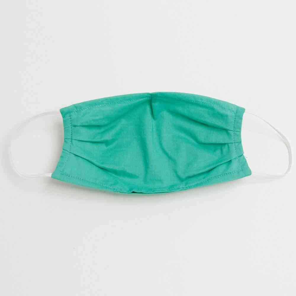 Pool Green- Cotton Face Mask