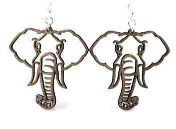Elefant ansigtsformede øreringe