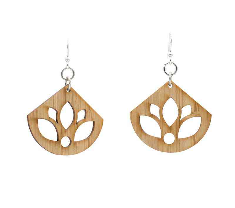 Lotus Bamboo Earrings