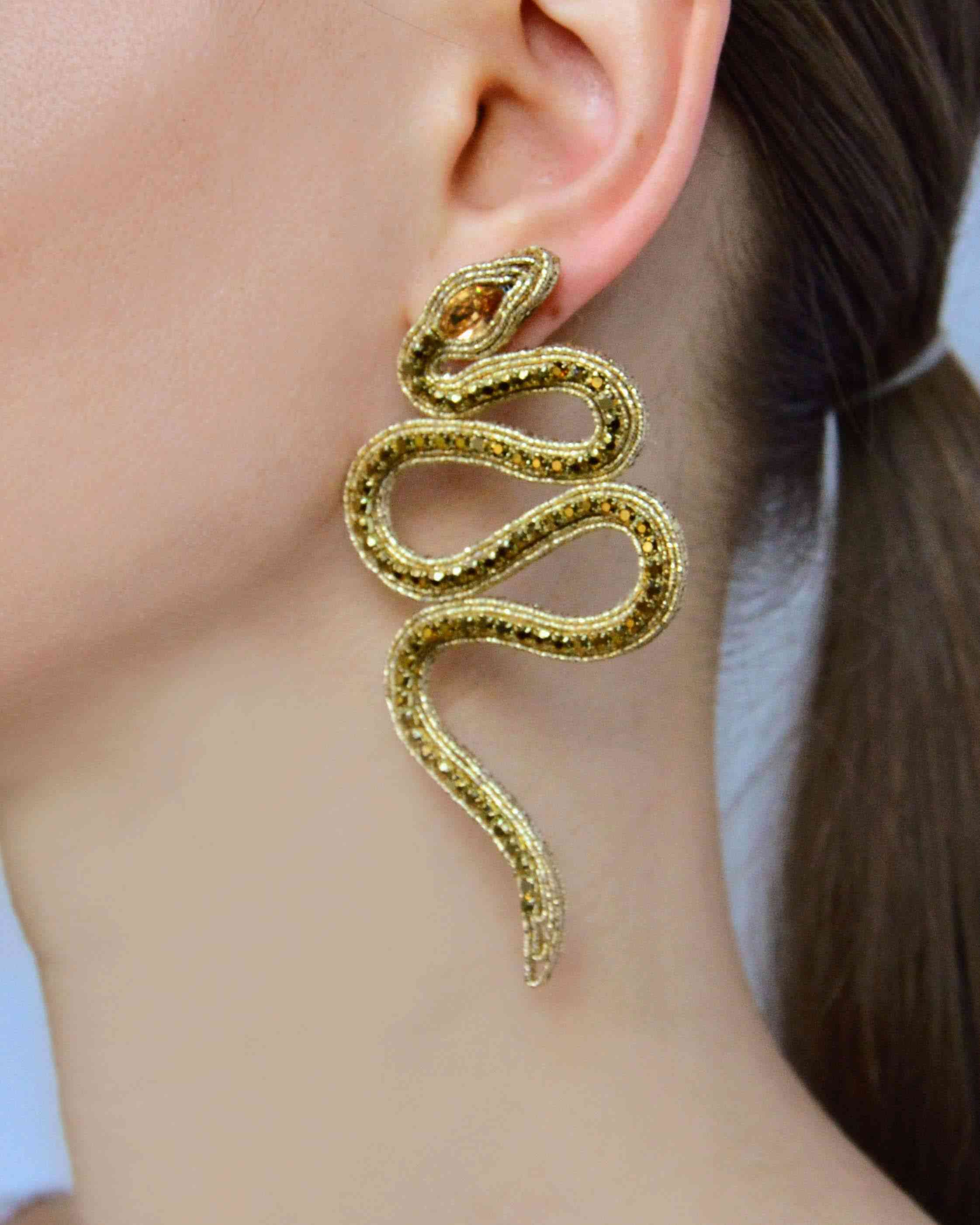 Mismatch Serpent Earrings