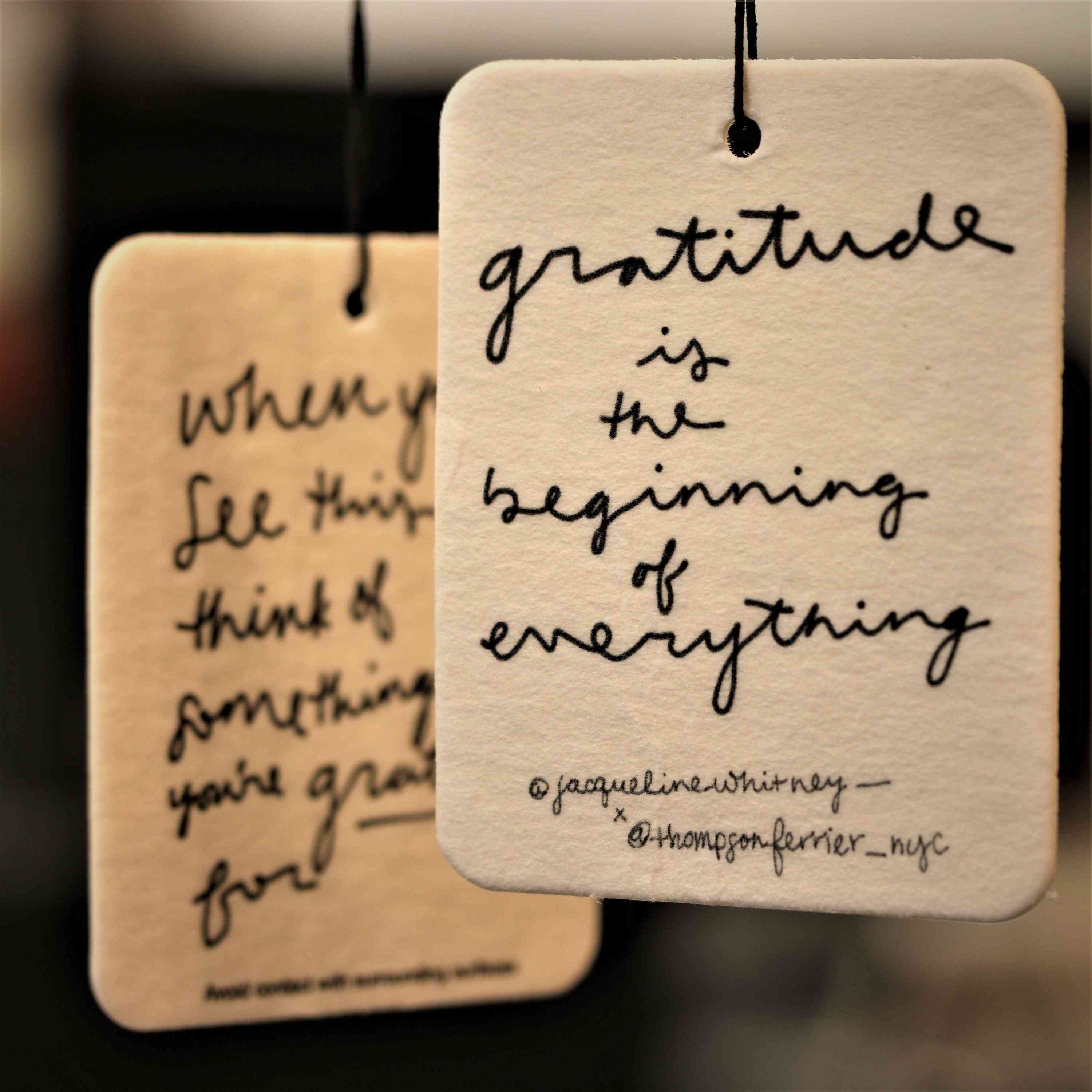 Gratitude Is The Beginning Of Everything - Mobile Fragrance