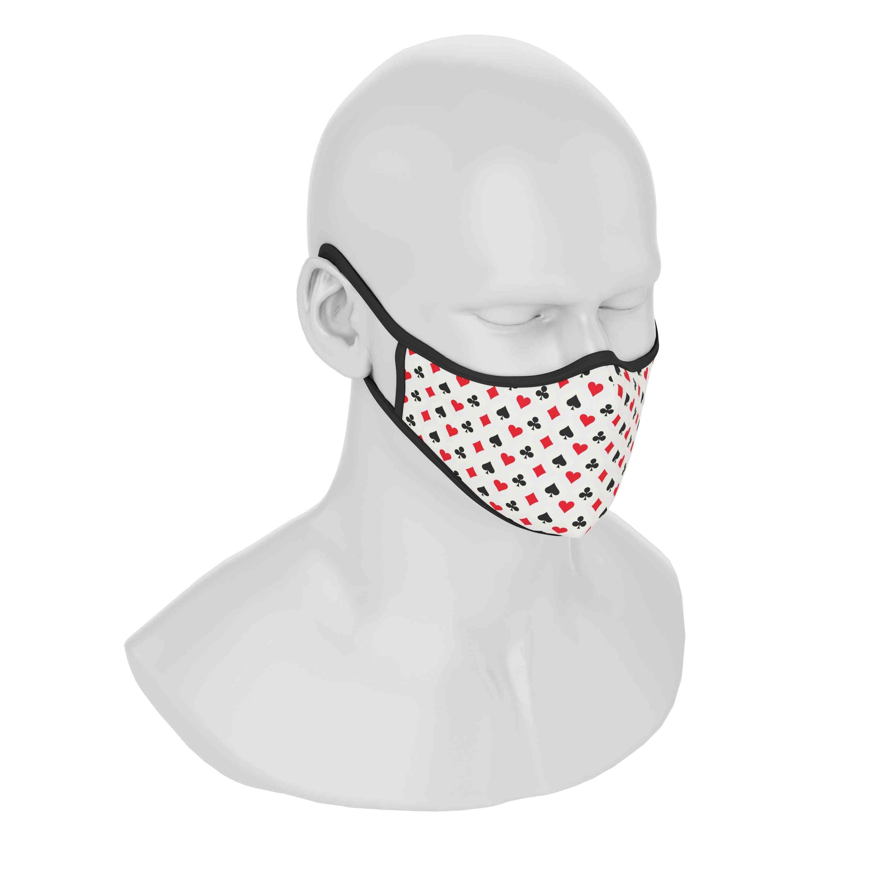 Premium-Design-Gesichtsmaske mit Spielerdruck