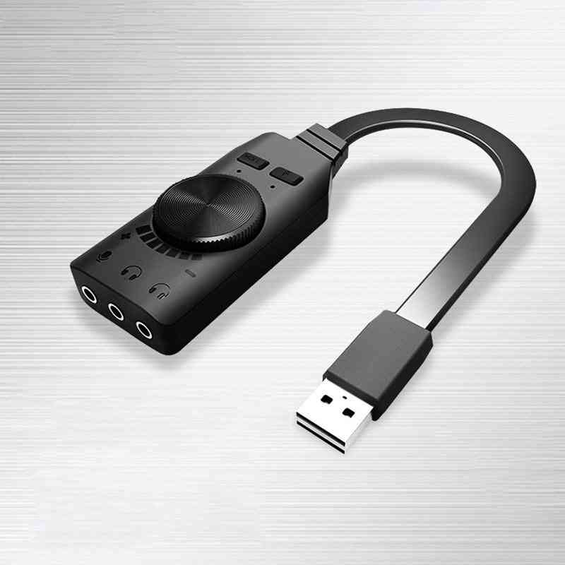 Virtuálna 7.1-kanálová zvuková karta USB