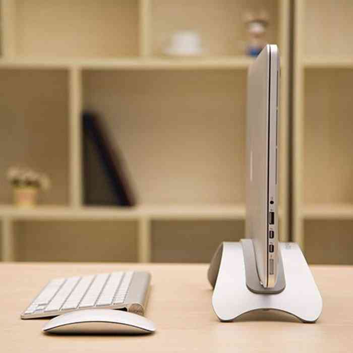 Soporte de escritorio macbook con arco de aluminio