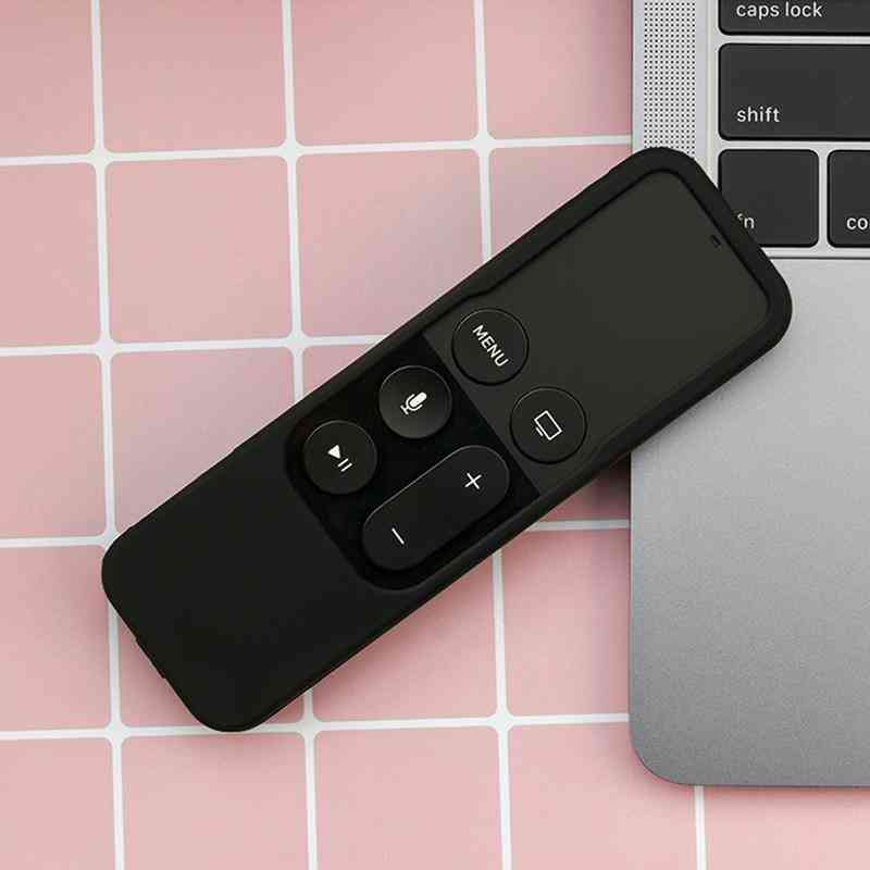 Shockproof, Silicone Protective Case With Lanyard For Apple Tv 4th Siri-remote Controller