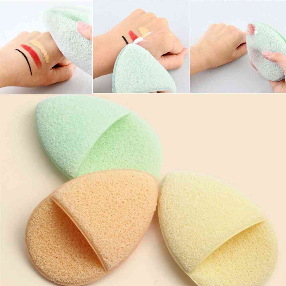 Drop-shaped Wash Face Puffer Soft Microfiber Makeup Remover